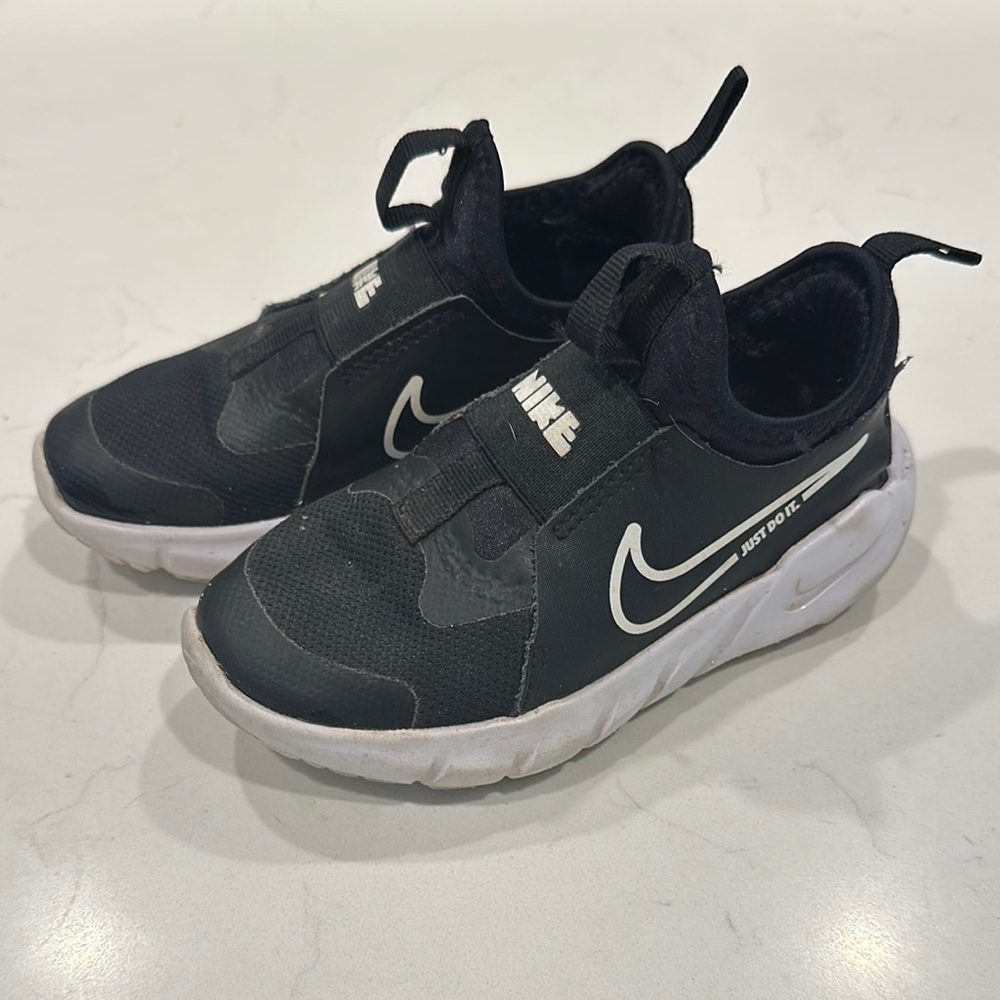 Nike Kids Black Slip-On Shoes